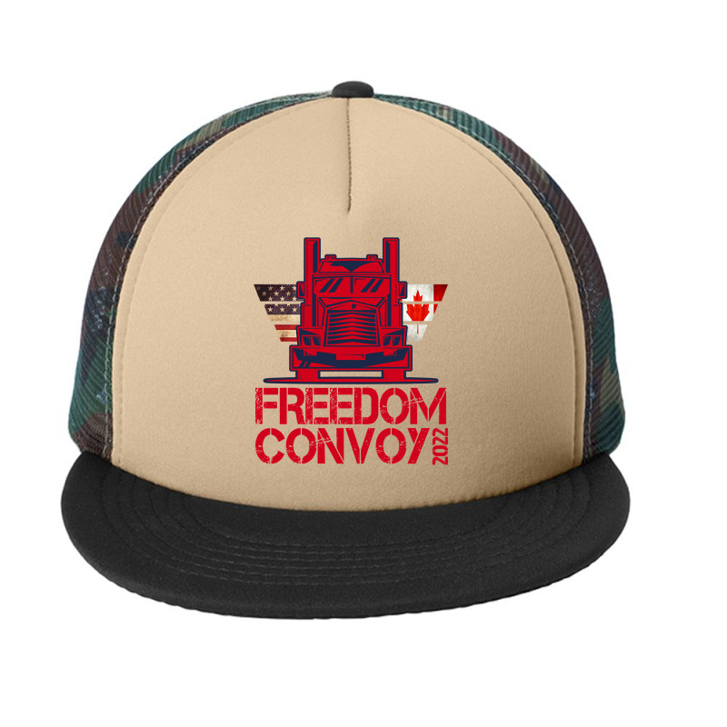 Freedom Convoy 2022, Support Our Truckers Convoy Pullover Hoodie Foam Snapback hat by adam.troare | Artistshot