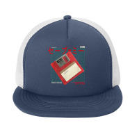 Vaporwave Aesthetic Style Floppy Disk 90s Japanese Otaku T Shirt Foam Snapback Hat | Artistshot