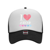 I Love Jericho Personalized Name Cool Birthday Party T Shirt Foam Trucker Hat | Artistshot