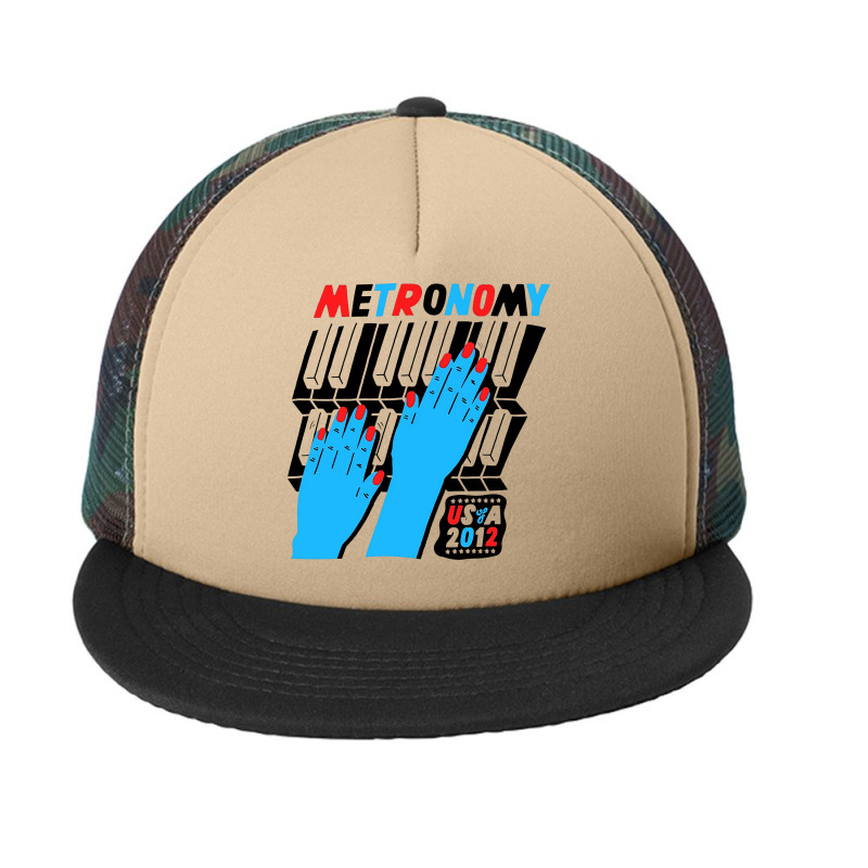 Metronomy Electronic Müsic Foam Snapback hat by garra magazine | Artistshot