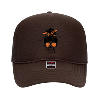 Spooky Halloween Momster Novelty Scary Fall Holiday Item T Shirt Foam Trucker Hat | Artistshot