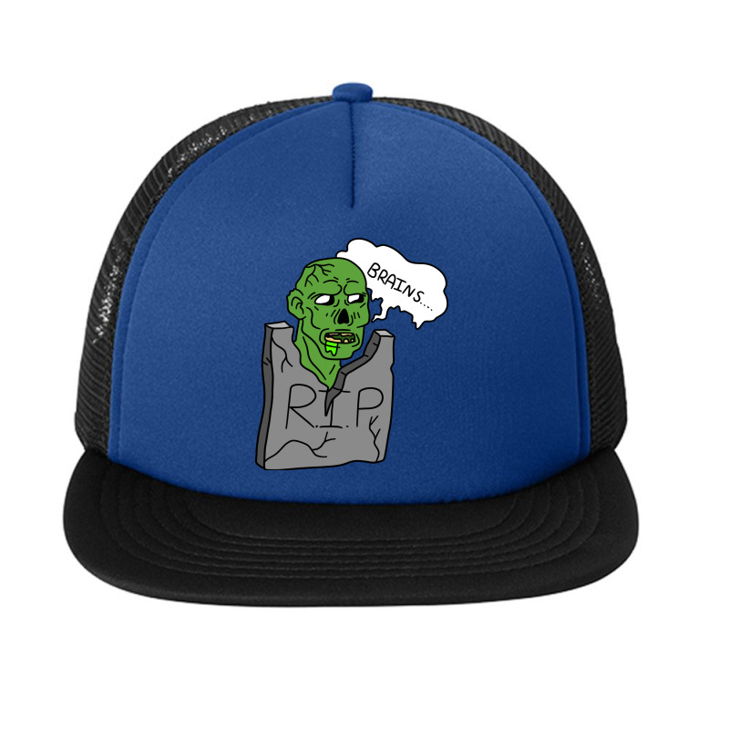 Headstone Zombie Foam Snapback hat by ilham12 | Artistshot