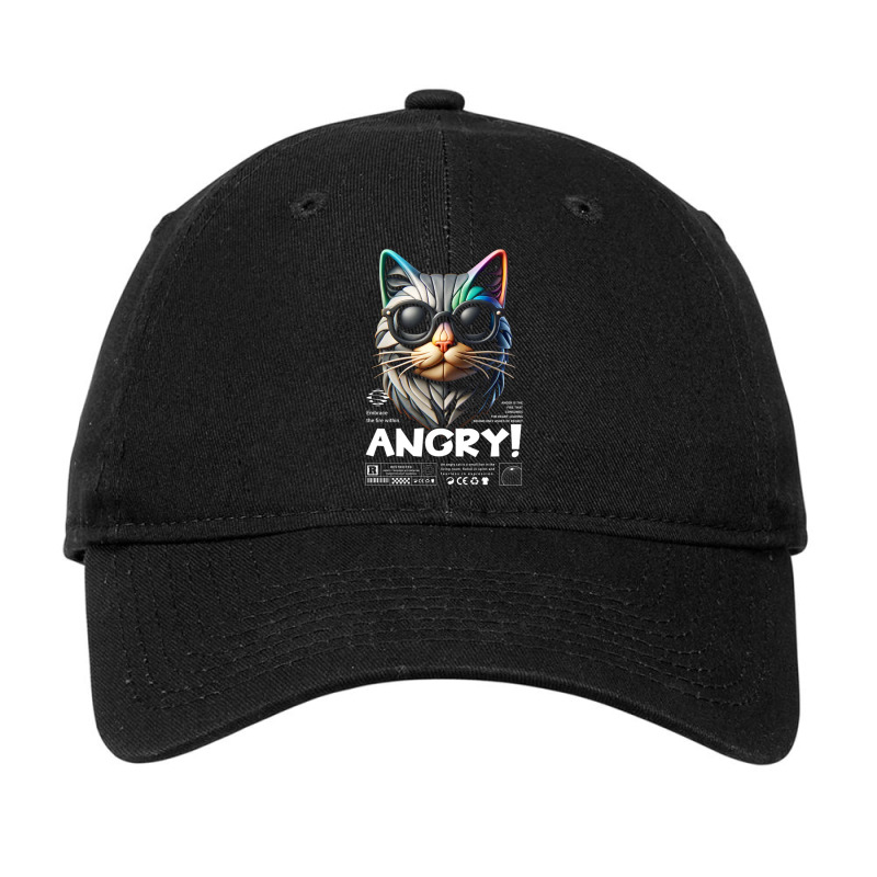 Angry Adjustable Cap by phamtruong | Artistshot