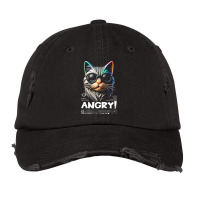 Angry Vintage Cap | Artistshot