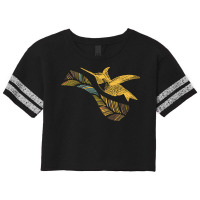 Vintage Hummingbird Scorecard Crop Tee | Artistshot