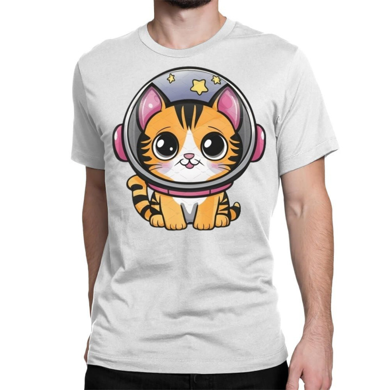 Space Cat Classic T-shirt by Jonybravo2000 | Artistshot