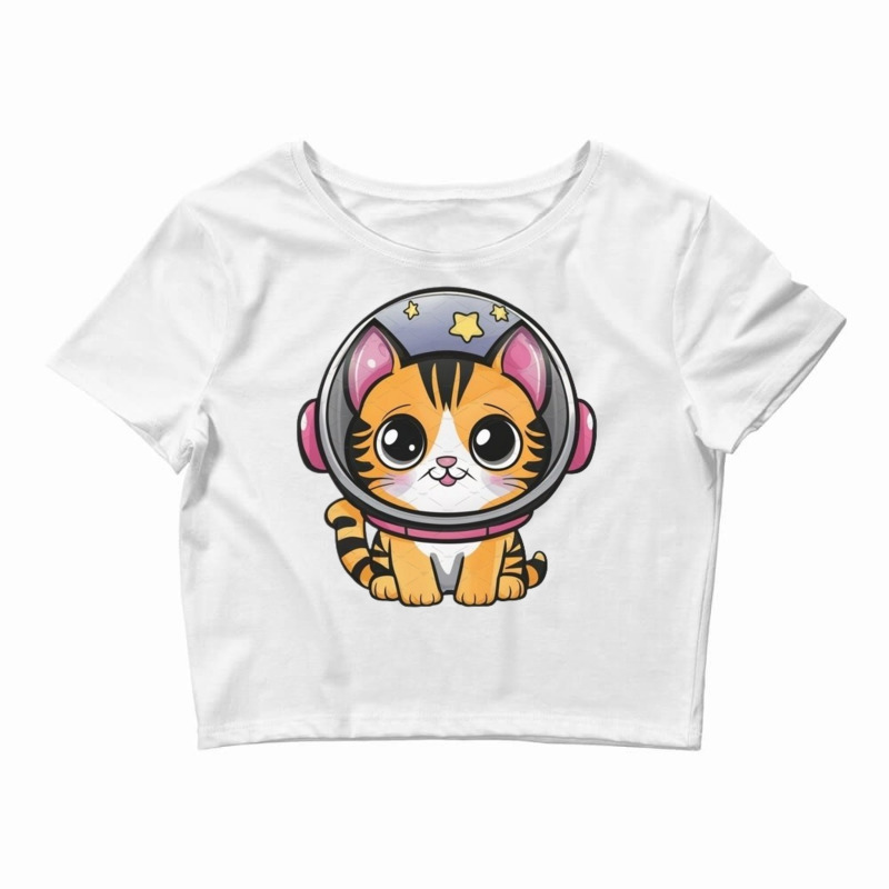 Space Cat Crop Top by Jonybravo2000 | Artistshot