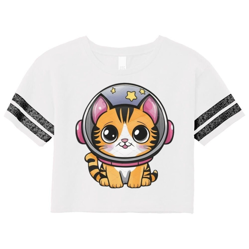 Space Cat Scorecard Crop Tee by Jonybravo2000 | Artistshot