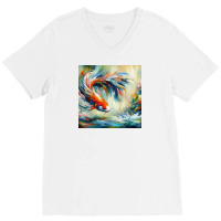 Koi Fish1 V-neck Tee | Artistshot