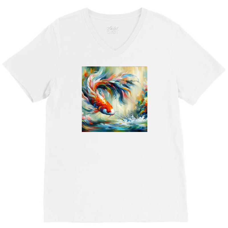 Koi Fish1 V-neck Tee | Artistshot