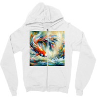 Koi Fish1 Zipper Hoodie | Artistshot