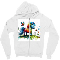 Horse 1 Zipper Hoodie | Artistshot