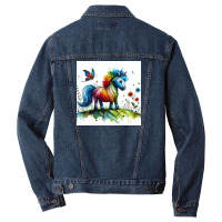 Horse 1 Men Denim Jacket | Artistshot