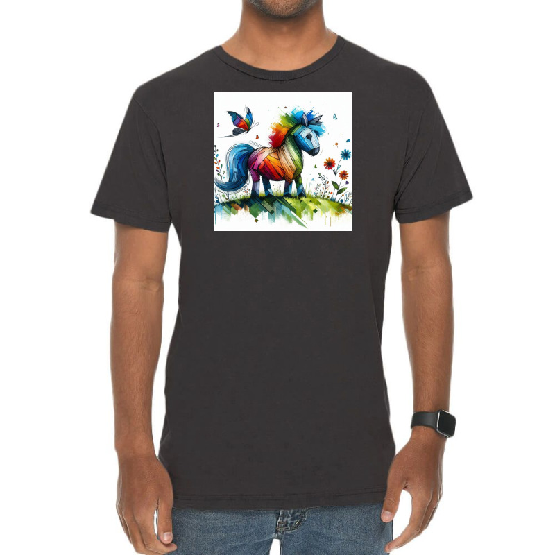 Horse 1 Vintage T-shirt | Artistshot