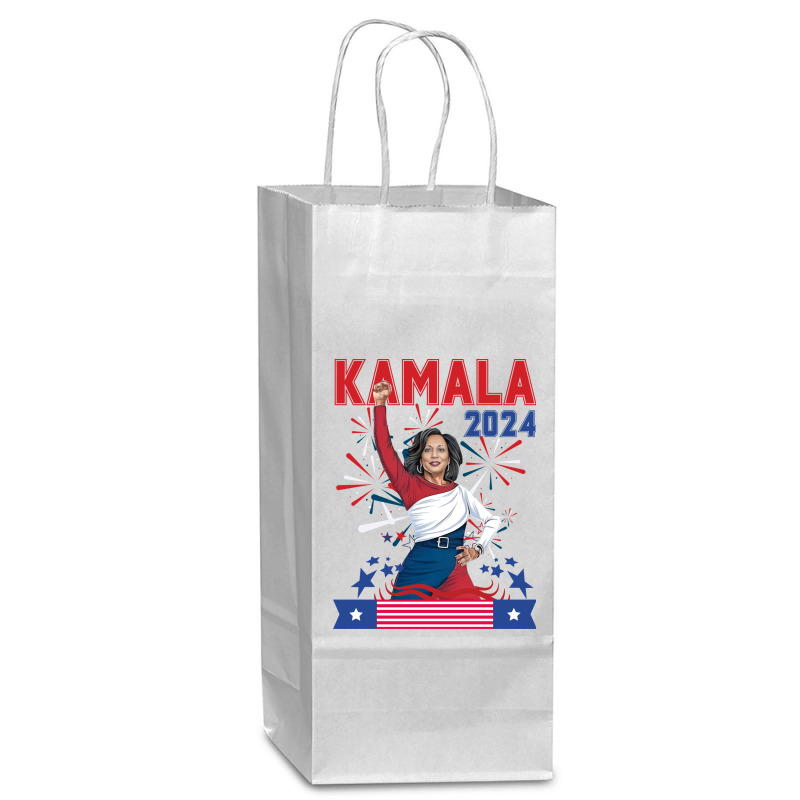 Kamala 2024 Wine Paper Bag - 5 1/2 X 3 1/4 X 13 | Artistshot