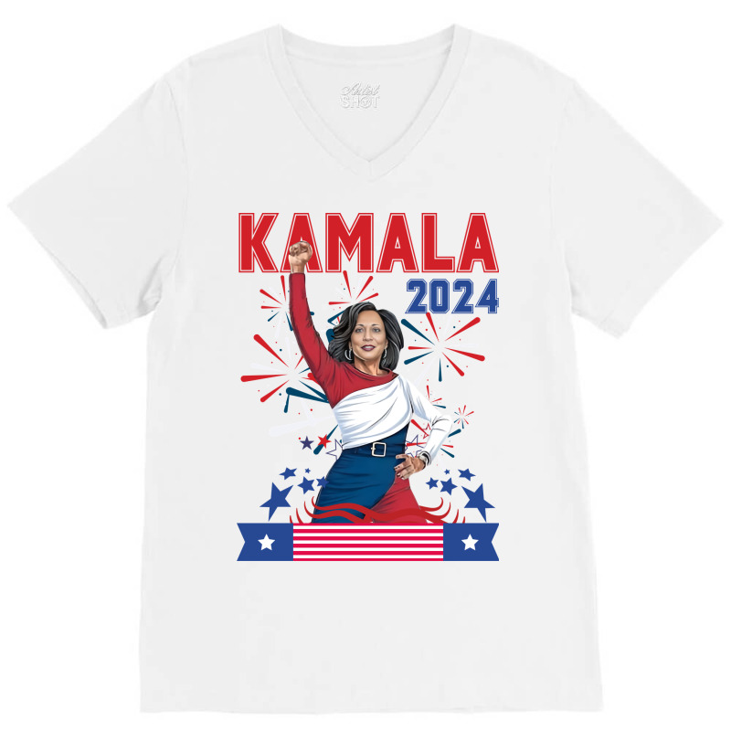 Kamala 2024 V-neck Tee | Artistshot