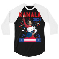 Kamala 2024 3/4 Sleeve Shirt | Artistshot