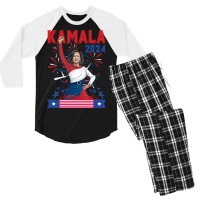 Kamala 2024 Men's 3/4 Sleeve Pajama Set | Artistshot