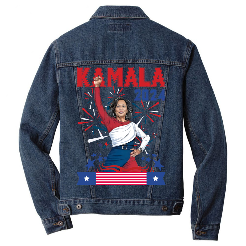 Kamala 2024 Men Denim Jacket | Artistshot