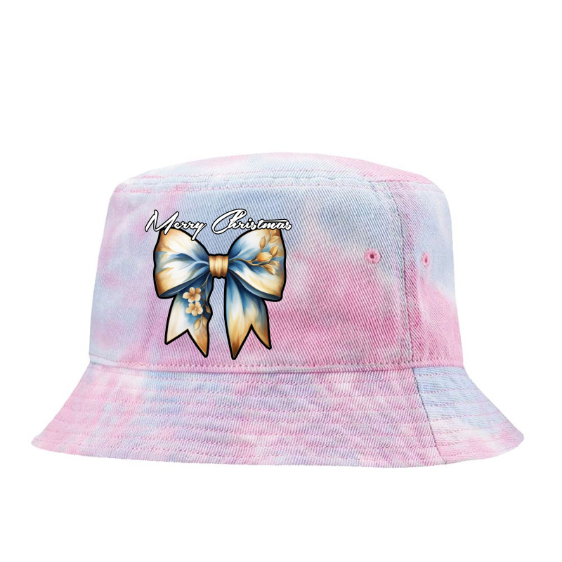 Merry Christmas Tie Dyed Bucket Hat | Artistshot