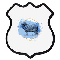 Merino Ram Shield Patch | Artistshot