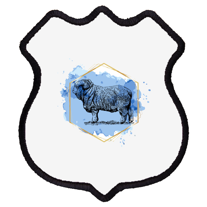 Merino Ram Shield Patch | Artistshot