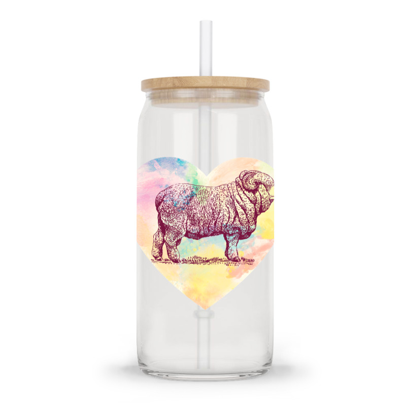 Merino Ram Glass Tumbler | Artistshot