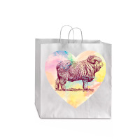 Merino Ram Jumbo Paper Bag - 18 X 7 X 18 3/4 | Artistshot