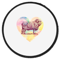 Merino Ram Round Patch | Artistshot