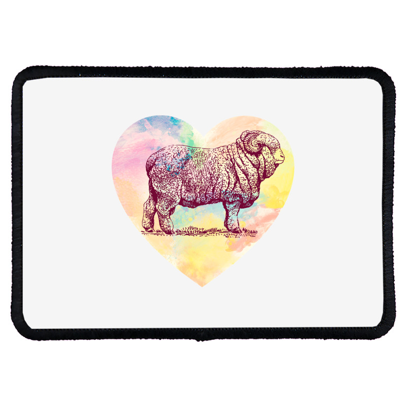 Merino Ram Rectangle Patch | Artistshot