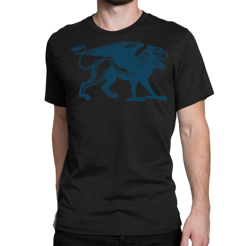 Griffin Drawing Classic T-shirt by HRC Design | Artistshot