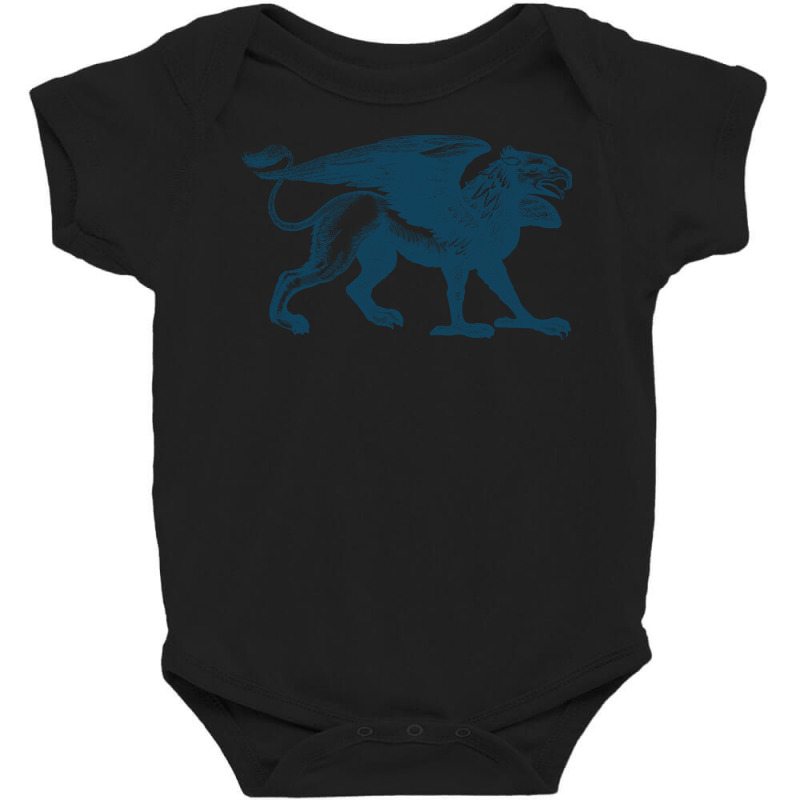 Griffin Drawing Baby Bodysuit by HRC Design | Artistshot