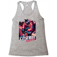 Futuristic Cat Racerback Tank | Artistshot