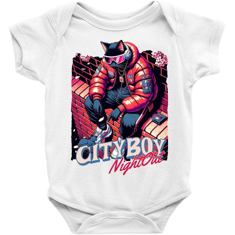 Futuristic Cat Baby Bodysuit by New Nice Shirt | Artistshot