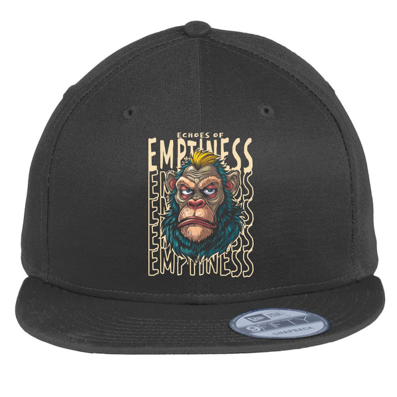 Echos Of Emptimnes Ape Streetwear Style Flat Bill Snapback Cap by Artsimetris | Artistshot