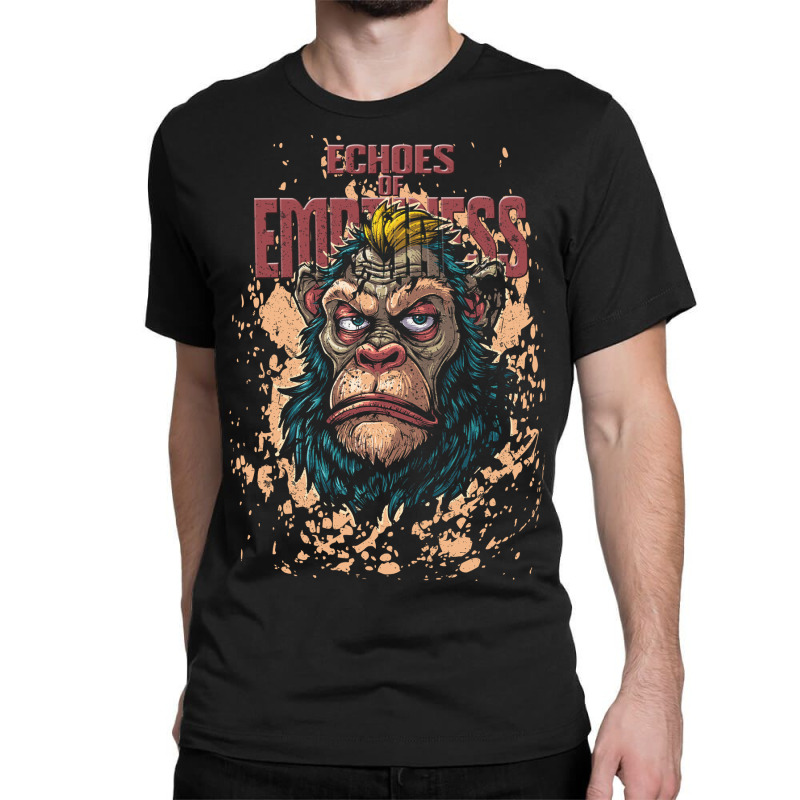 Echos Of Emptiness Ape Splash Grunge Style Classic T-shirt by Artsimetris | Artistshot