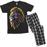 Awesome Majestic Lion Head Jungle Men's T-shirt Pajama Set | Artistshot