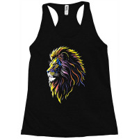 Awesome Majestic Lion Head Jungle Racerback Tank | Artistshot