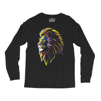 Awesome Majestic Lion Head Jungle Long Sleeve Shirts | Artistshot