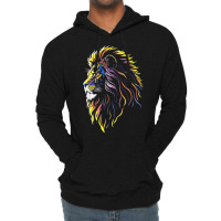 Awesome Majestic Lion Head Jungle Lightweight Hoodie | Artistshot