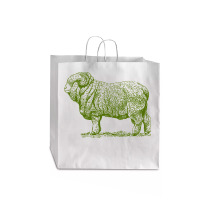 Merino Ram Jumbo Paper Bag - 18 X 7 X 18 3/4 | Artistshot