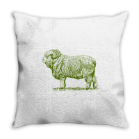 Merino Ram Throw Pillow | Artistshot