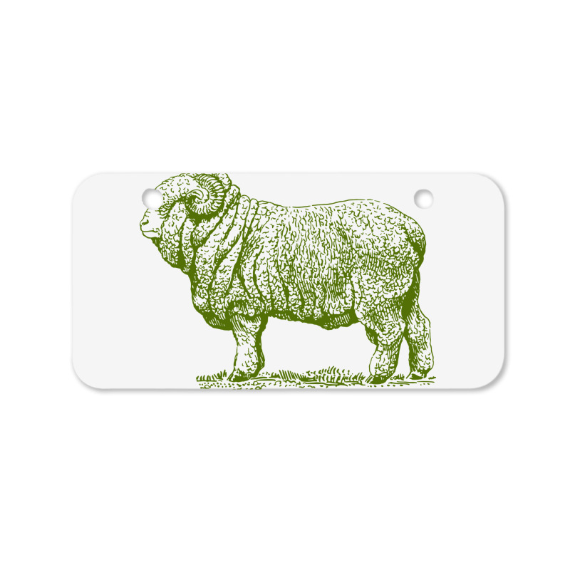 Merino Ram Bicycle License Plate | Artistshot