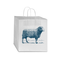 Vintage Ram Star Paper Bag - 13 X 7 X 13 | Artistshot