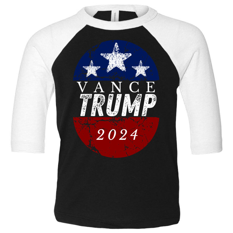 Trump Vance Toddler 3/4 Sleeve Tee | Artistshot