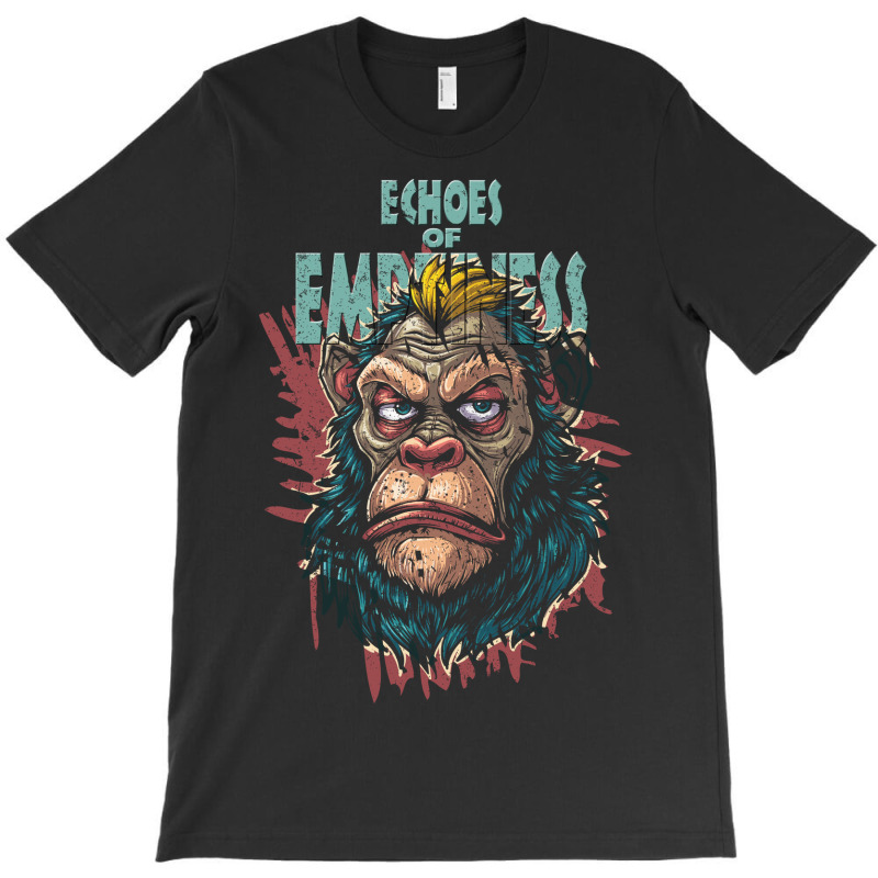 Ape Echos Of Emptimnes In Brush Grunge Style T-Shirt by Artsimetris | Artistshot