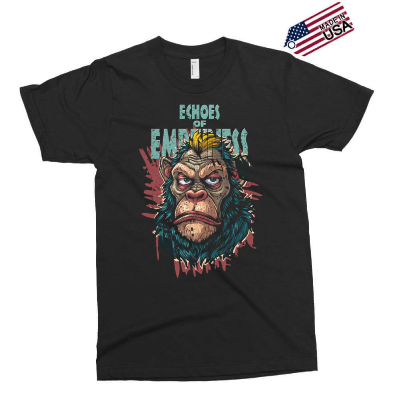 Ape Echos Of Emptimnes In Brush Grunge Style Exclusive T-shirt by Artsimetris | Artistshot