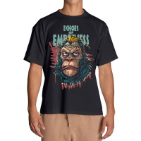 Ape Echos Of Emptimnes In Brush Grunge Style Urban Heavy T-shirt | Artistshot