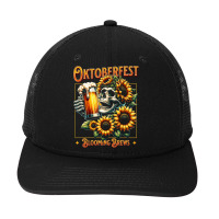 Skull Sunflower Decoration Celebration Oktoberfest Snapback Trucker Cap | Artistshot