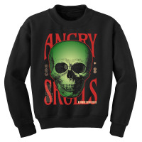 Angry Skulls Youth Sweatshirt | Artistshot